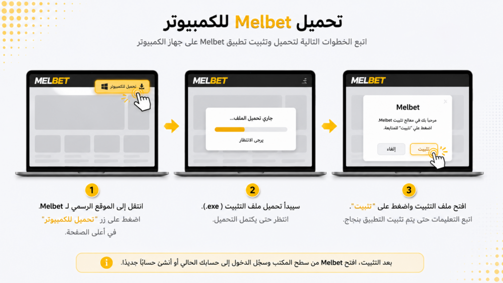 تحميل Melbet للكمبيوتر